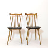 Pair of menuet chairs by Baumann, 1960s