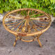 1950s rattan table from France