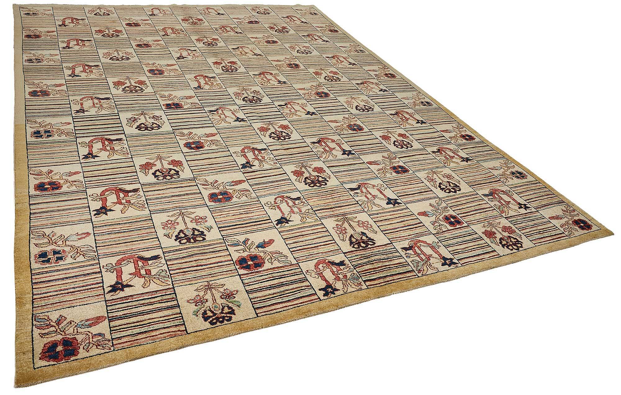 Turkish Handknotted Wool Oushak Rug 267 cm x 353 cm