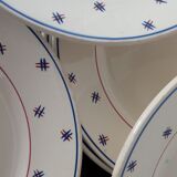 Assiettes K&G Lunéville Pierre années 30