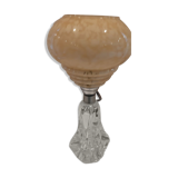 Glass foot lamp
