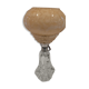 Glass foot lamp