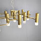 Mid century Sciolari chandelier with 13 lightpoints