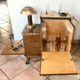 Trolley bar serves Art Deco