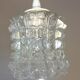 Structured glass bell lamp / vintage 60s / 70s
