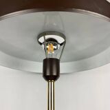 One of the four brown and gold Timor 69 table lamps by Louis Kalff for Philips 1970.