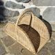 Wicker log basket