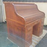 American desk with a "roll top" curtain