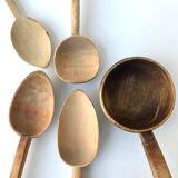Couverts en bois vintage