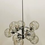 German Space Age Orbital Chandelier by Fischer Leuchten, 1970s. Germany