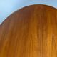 Danish teak round dining table extendable vintage design