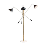 Italian floor lamp balance 3 arms black