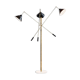 Lampadaire italien balancier 3 bras noir