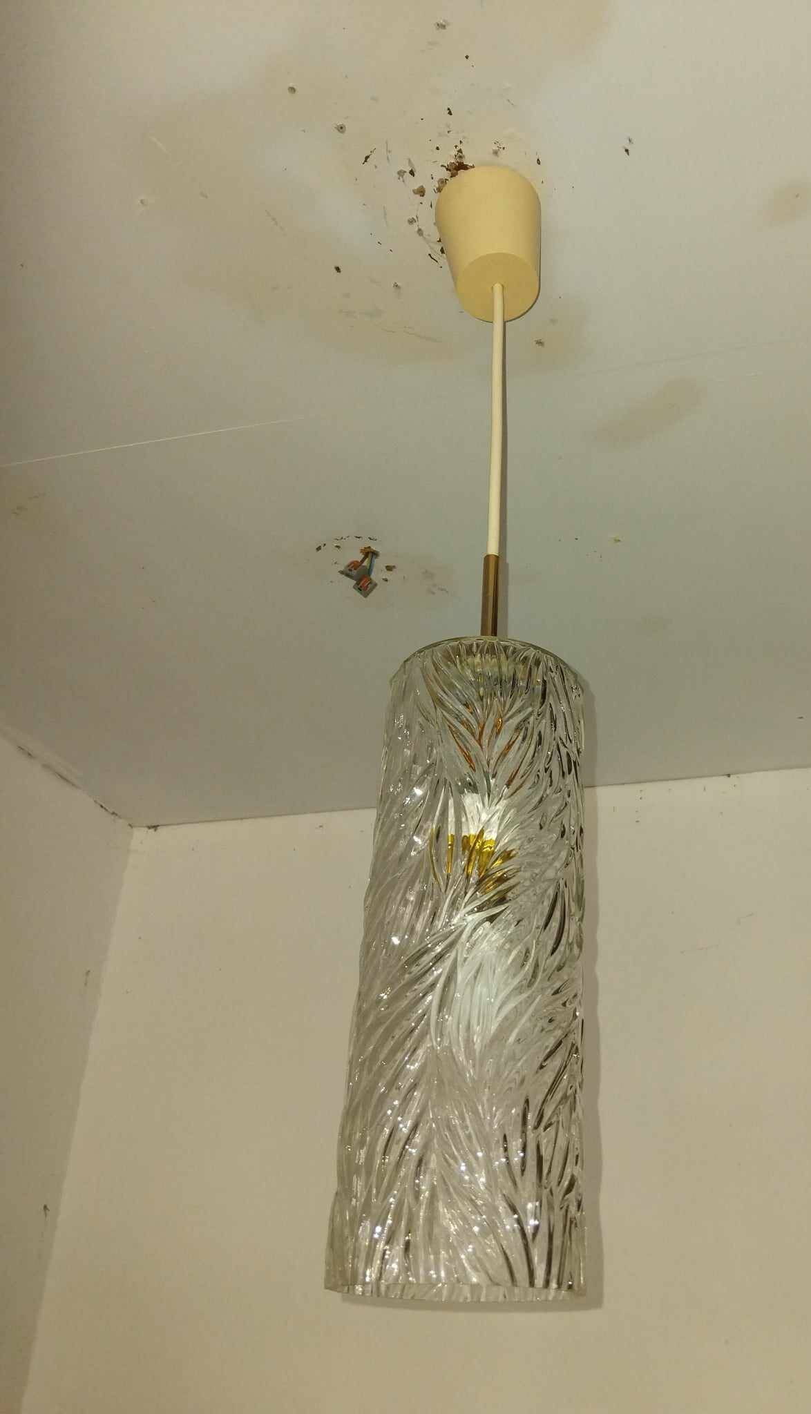 60s Murano glass pendant light