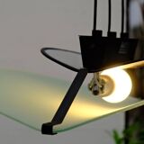 Philips "Tortuga" chandelier in metal and glass, 1980