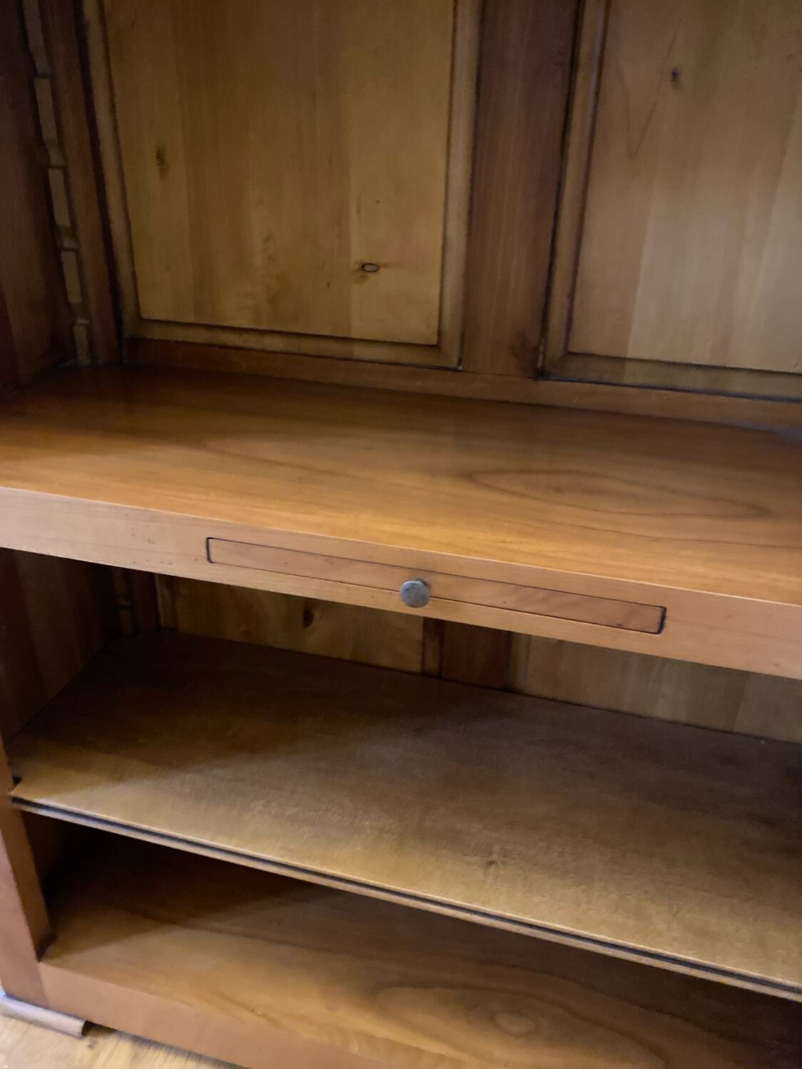 5-shelf solid wood bookcase