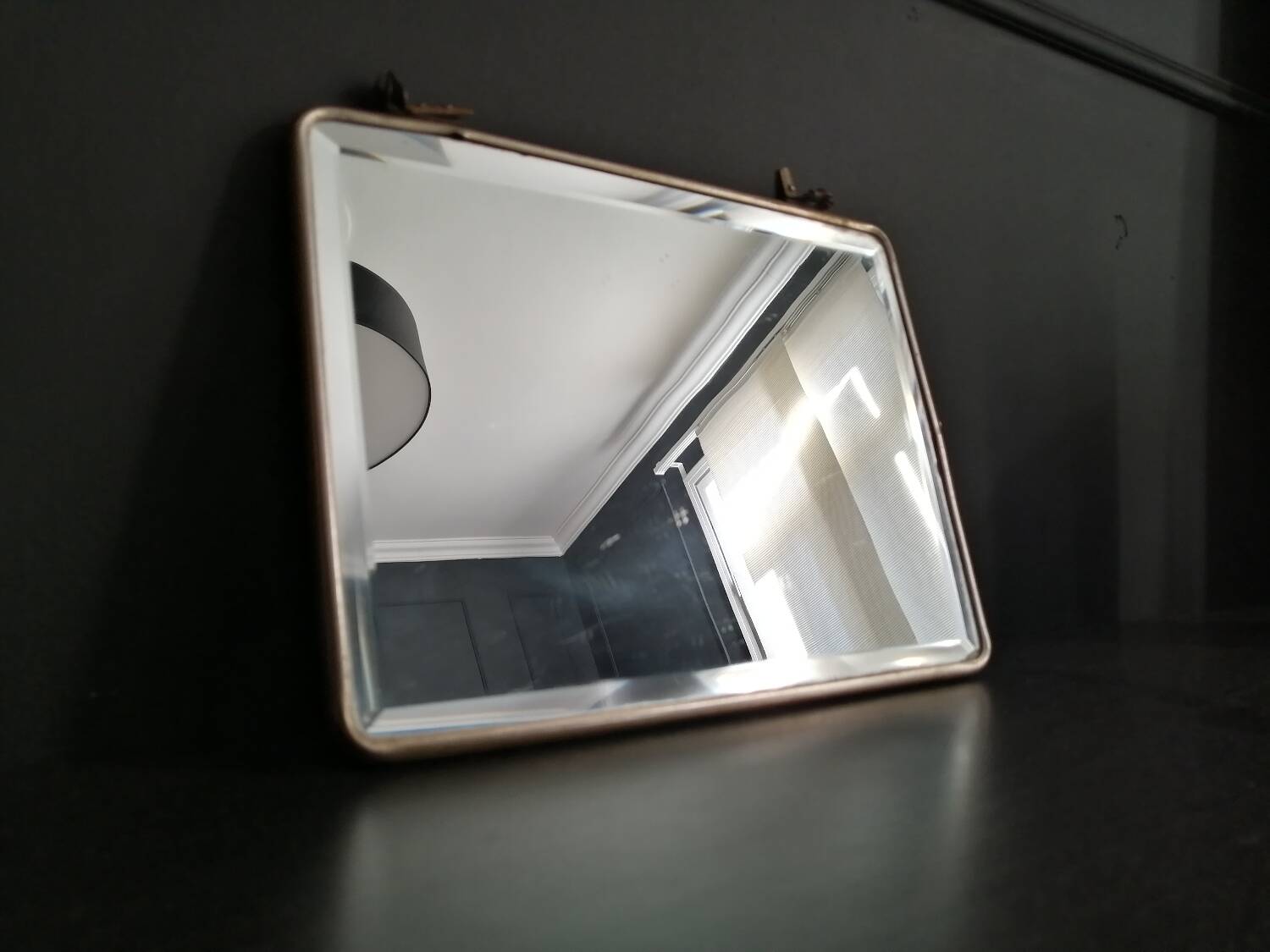 Vintage barber mirror