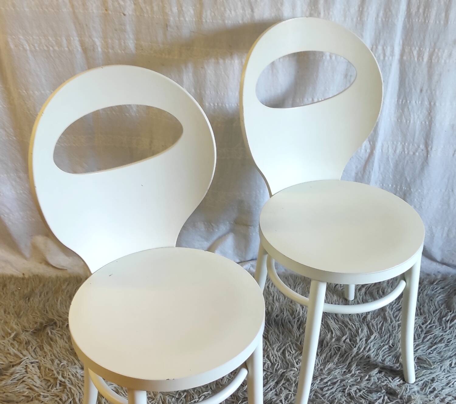 Space age design bistro chairs - 70s