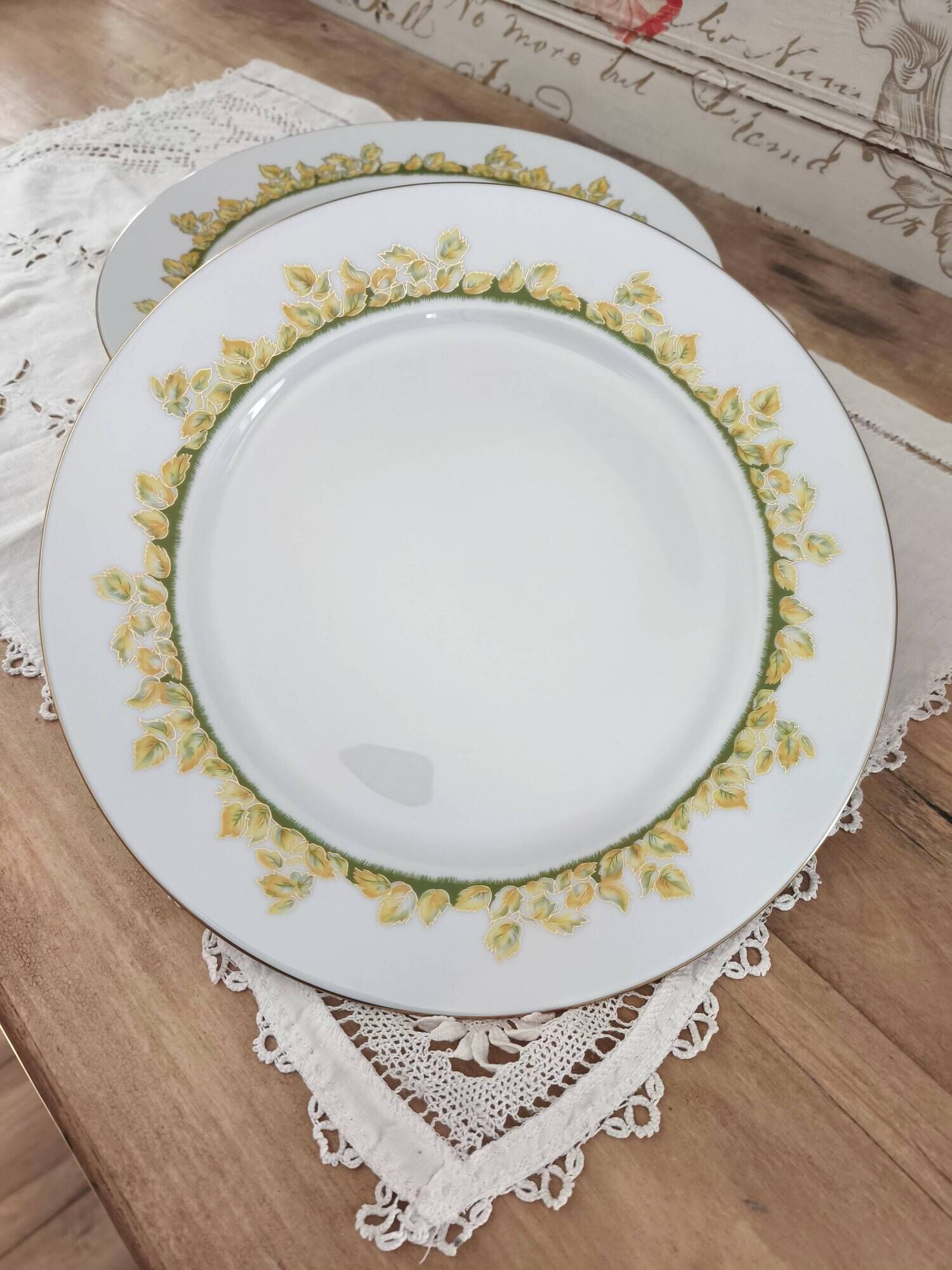 Set of 6 Limoges porcelain plates Haviland Hôtel Métropole Brussels