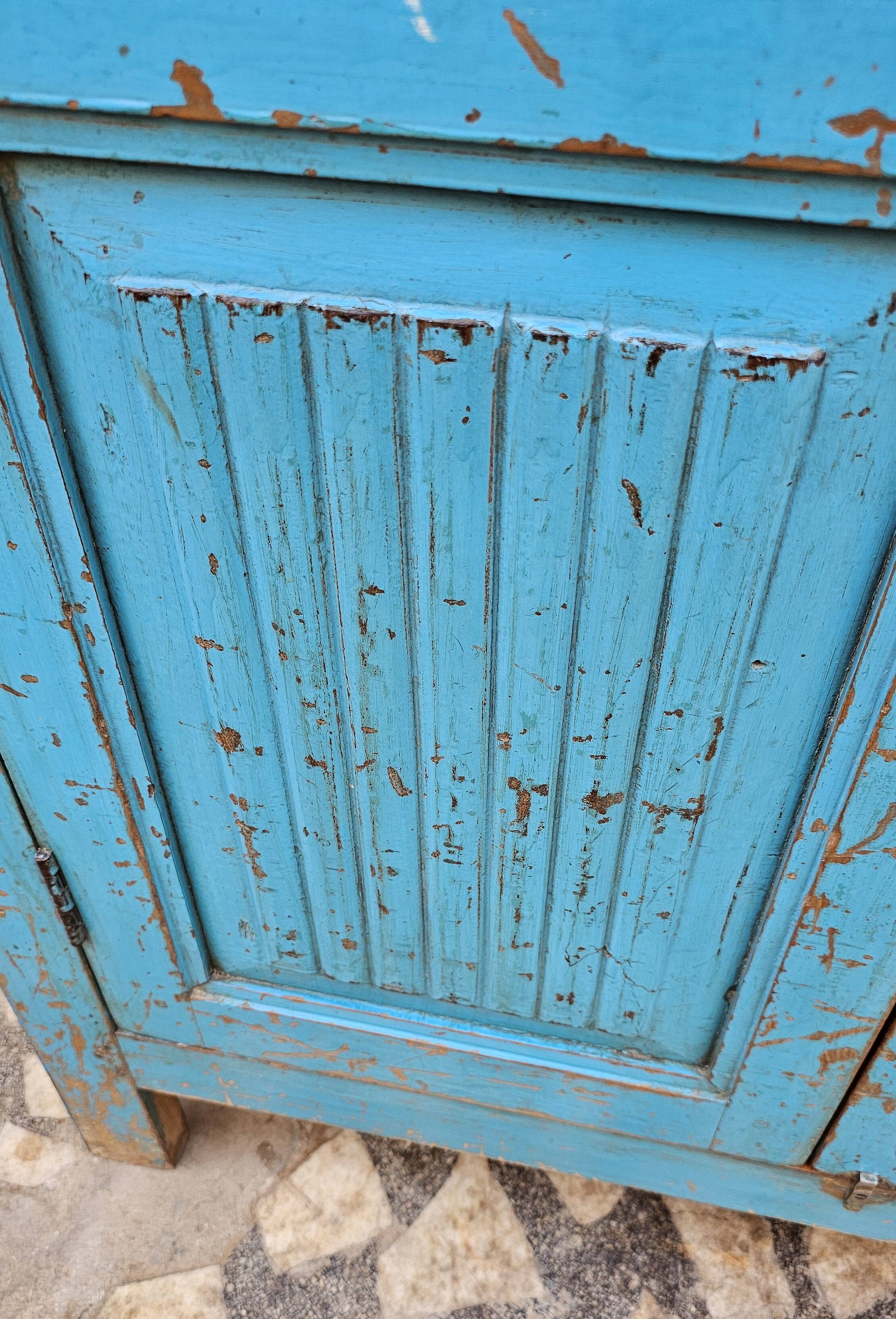 Antique Art Deco sideboard in Burmese teak