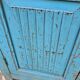 Ancien vaisselier Art déco en teck birman