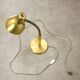 Vintage Italian Brass Gooseneck Table Lamp