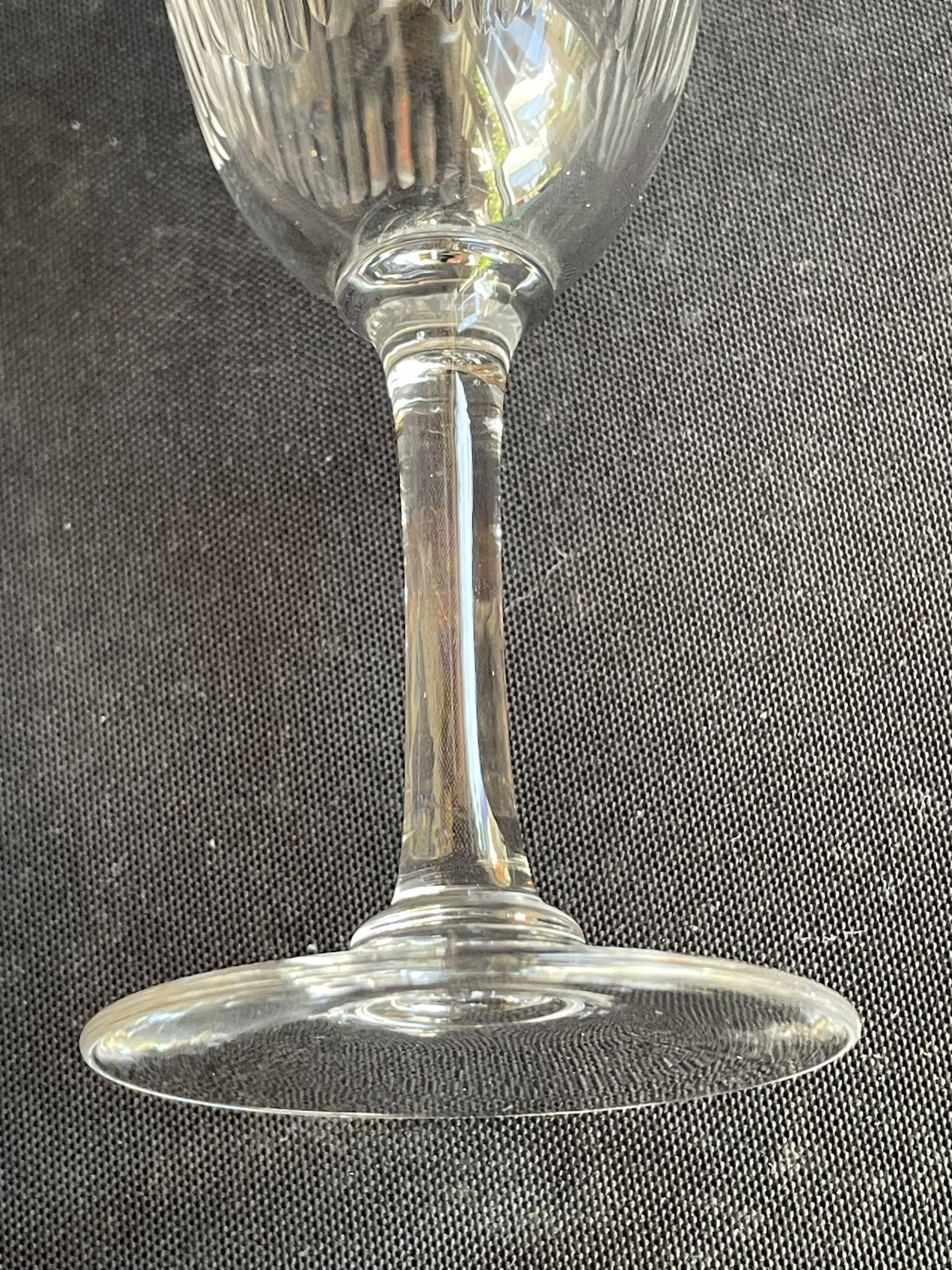 3334 - 6 Baccarat aperitif glasses, Corneille service