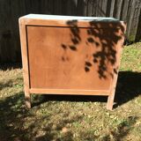 Dresser feet compass 3 drawers pastel green