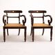 Pair of Anglo-Indian neo-classical armchairs