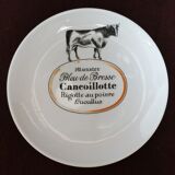 Cheese plates bistro porcelain chauvigny