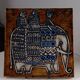 Ceramic plaque series Unik, Elephant by Lisa Larson - Gustavsberg