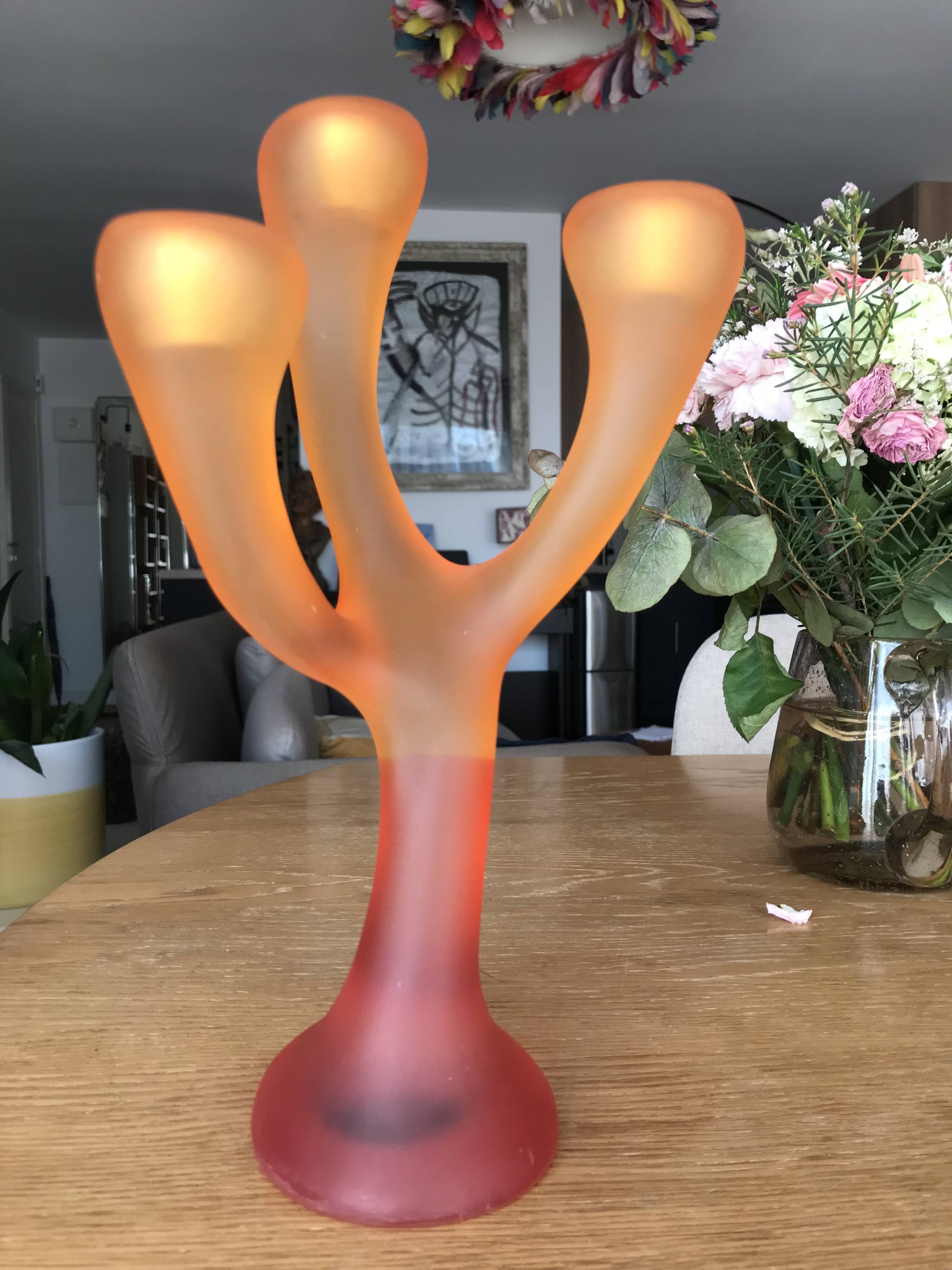 Cactus iceberg vintage design candlestick Attention Virage