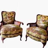 Fauteuils Chippindale avec de magnifiques motifs d'oiseaux.