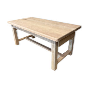 Table en chêne massif, - tiroirs