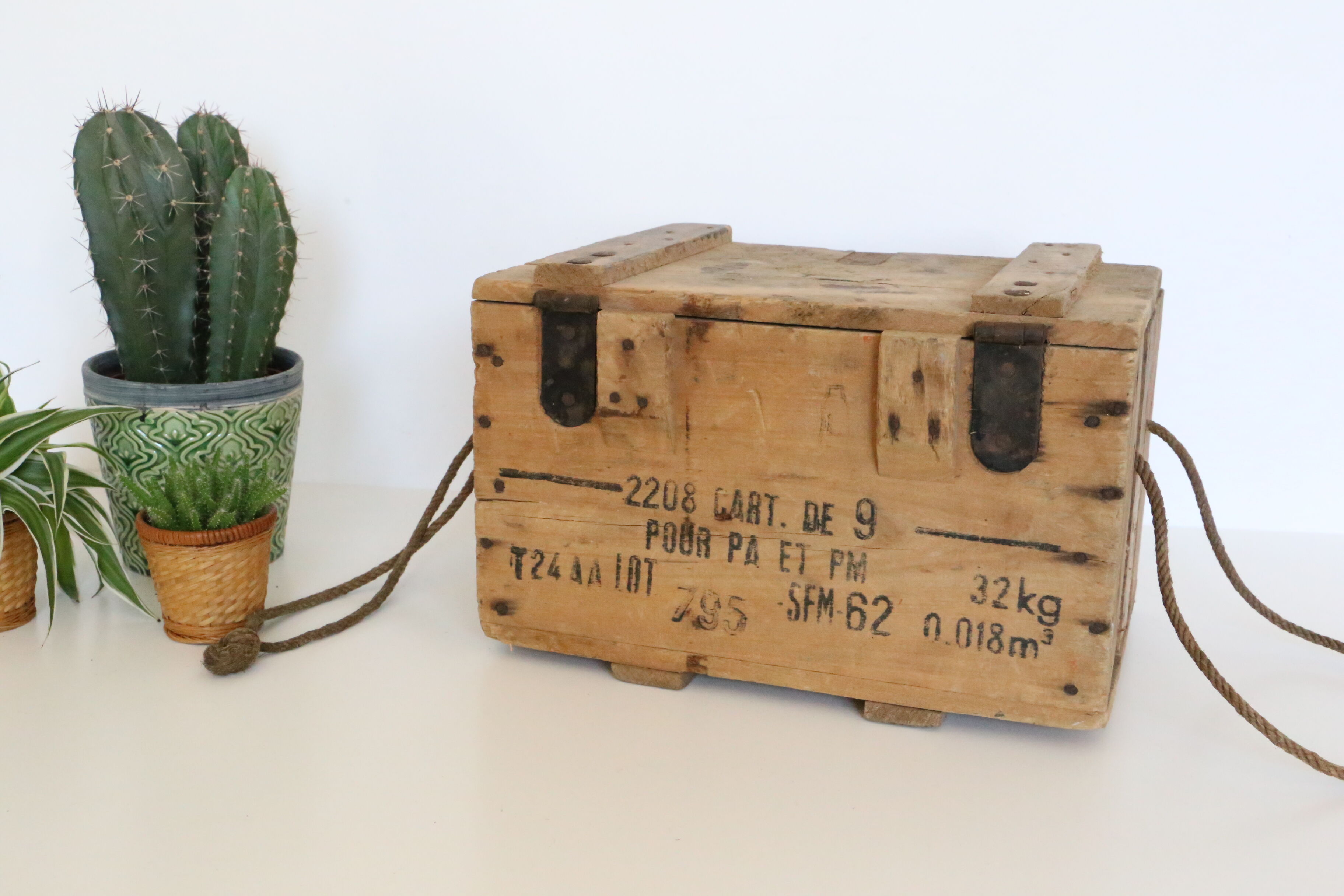 Former ammunition crate