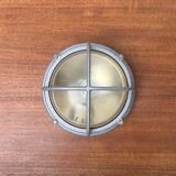 Mid-Century Danish Outdoor Metal Wall Lamp Model Skot by Lauritz Knudsen for Louis Poulsen, 1960s