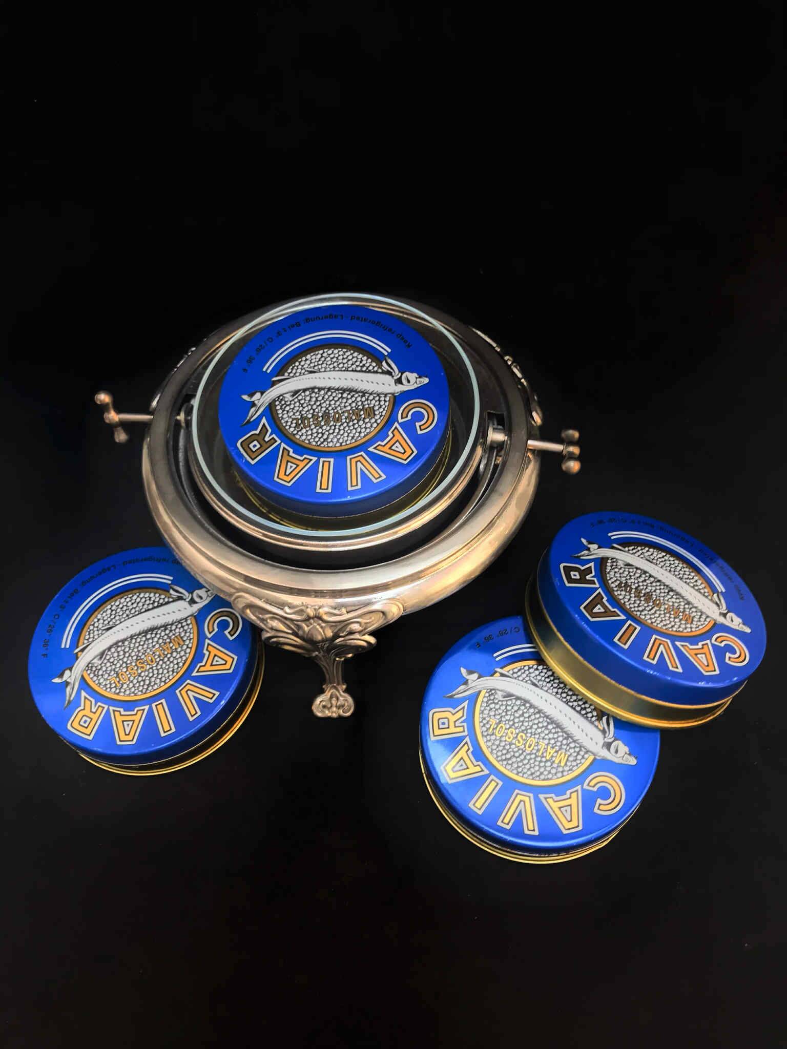 Antique butter dish or caviar holder