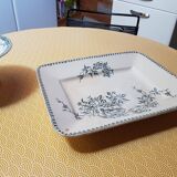Flat old vintage dish