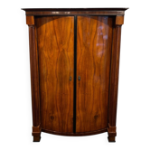Armoire Biedermeier, placage de noyer, colonnes pleines, Autriche/Vienne vers 1825