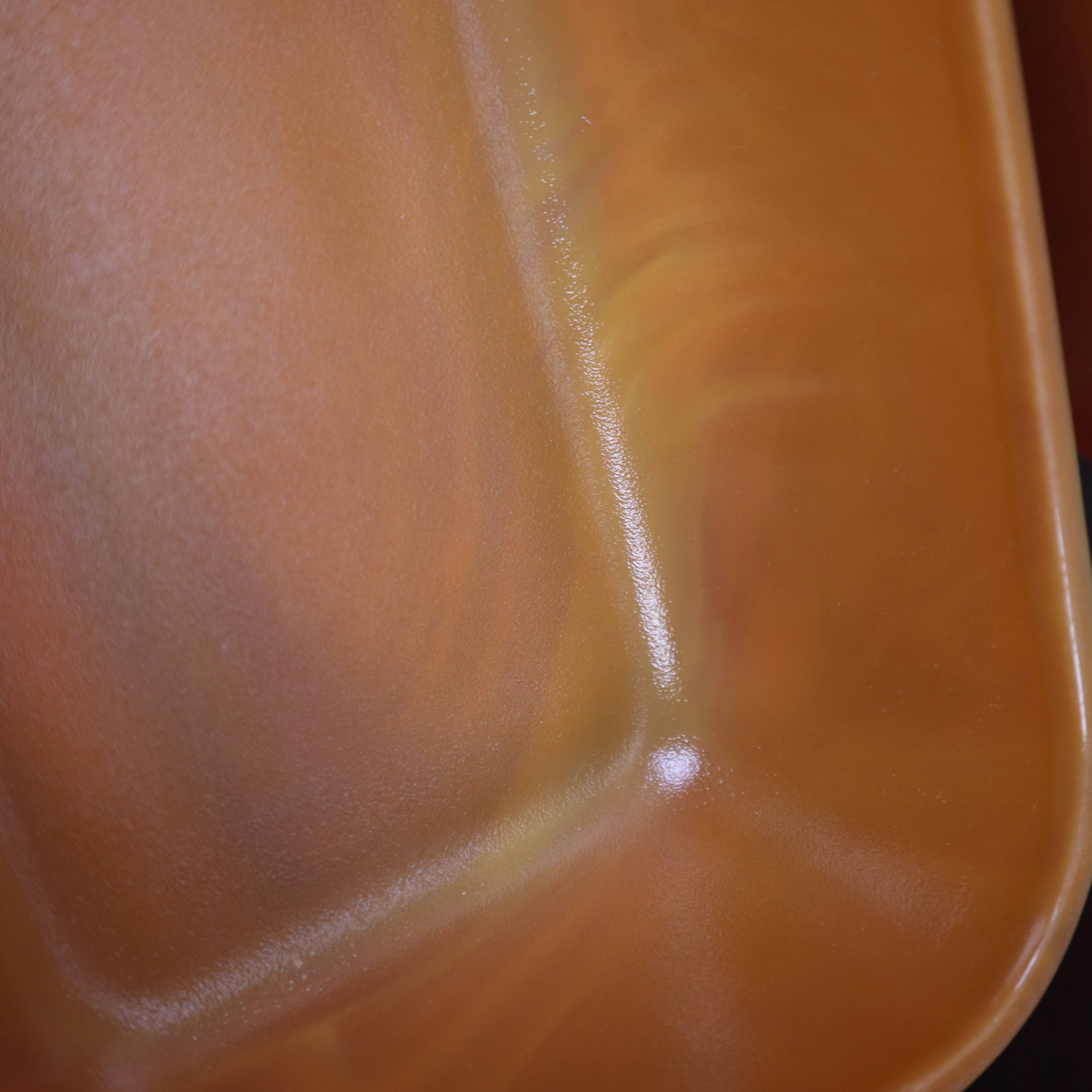 Tempered glass butter dishes Arcopal volcanic 70's