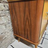 Low sideboard in teak veneer 1960"