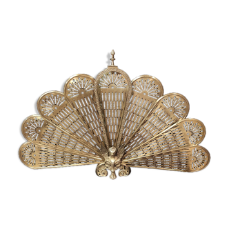 Firewall fan Napoleon III In Gilded Bronze