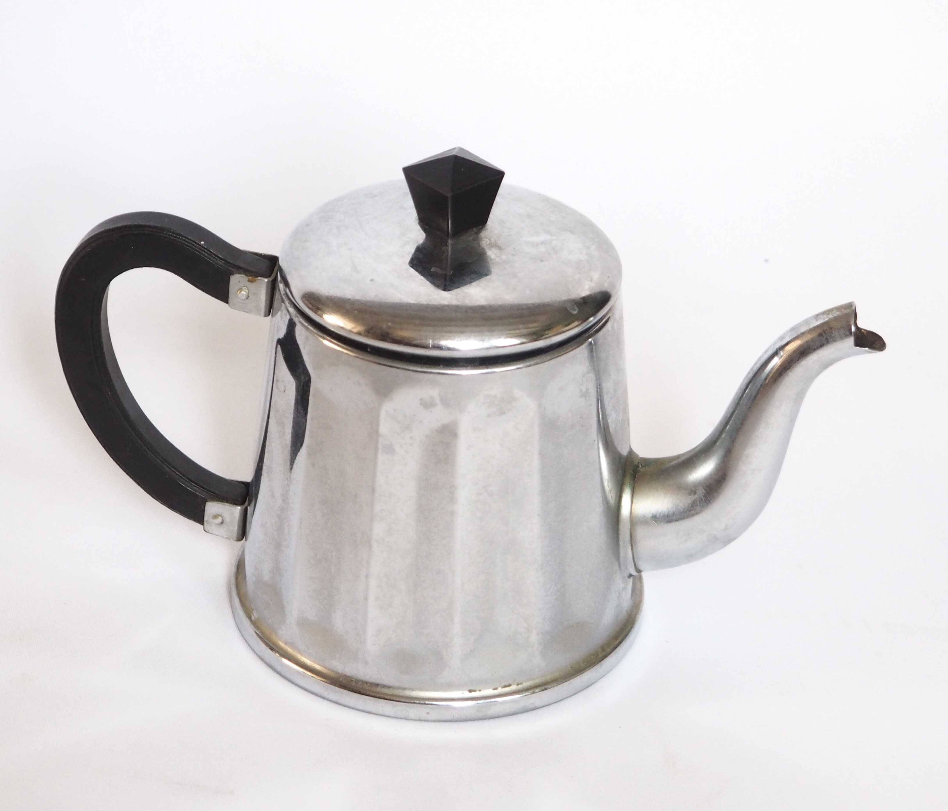 Cafetière inox bakelite