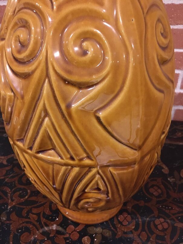 large ceramic vase in the 70s