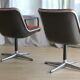 Pair of chairs by Charles Pollock, 1st edition Knoll