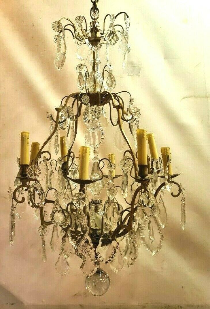 Chandelier with tassels 8 lights