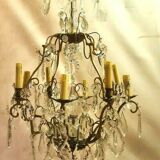 Chandelier with tassels 8 lights