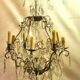 Chandelier with tassels 8 lights