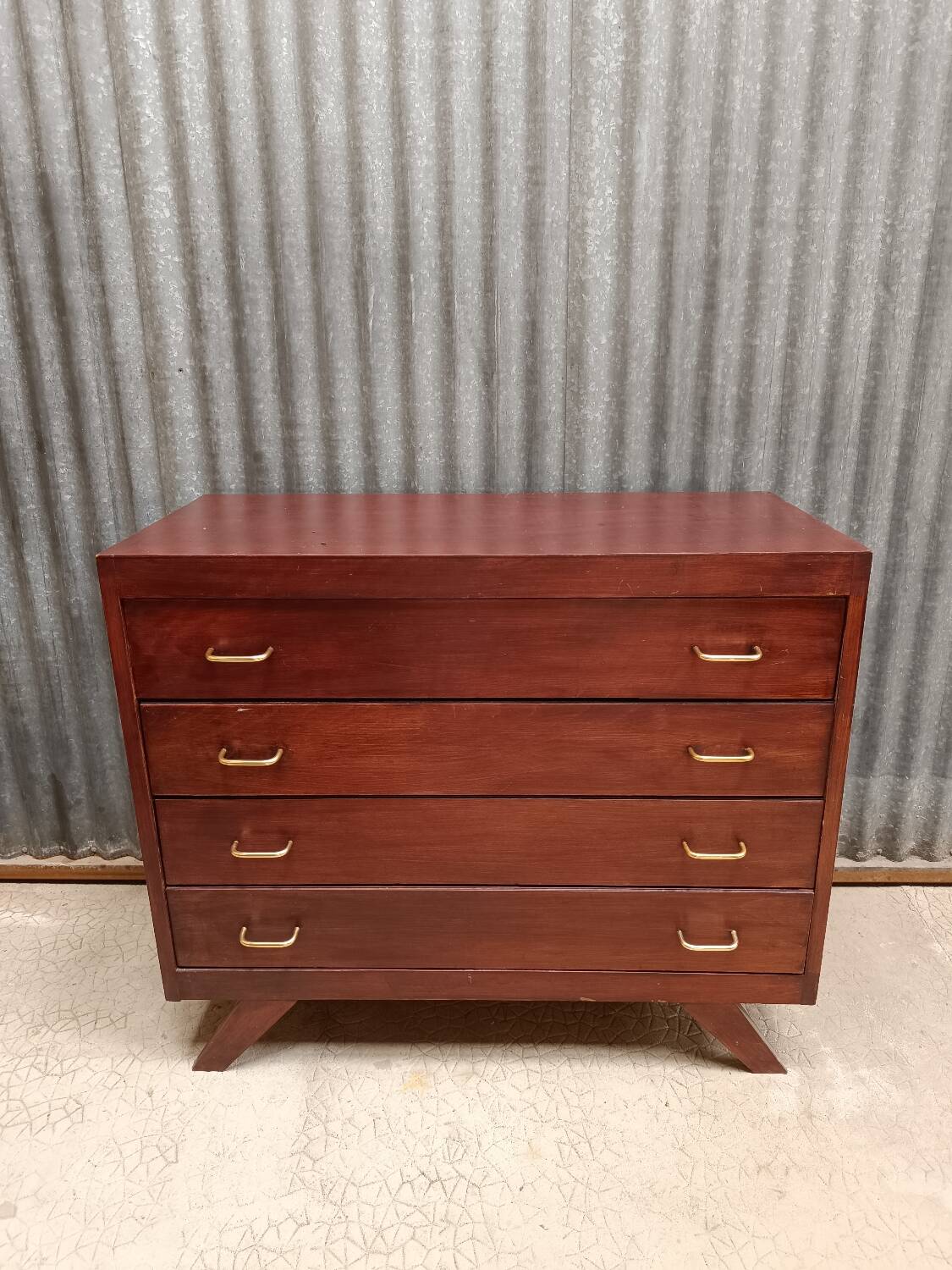 Vintage Scandinavian 4-drawer chest