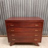 Vintage Scandinavian 4-drawer chest of drawers